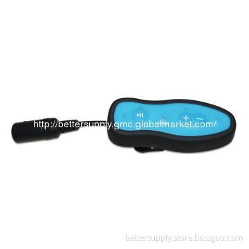 sports waterproof mp3 player with clip